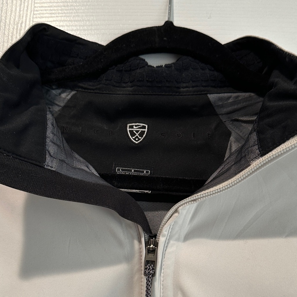 Nike Golf Black and Light Gray Windbreaker